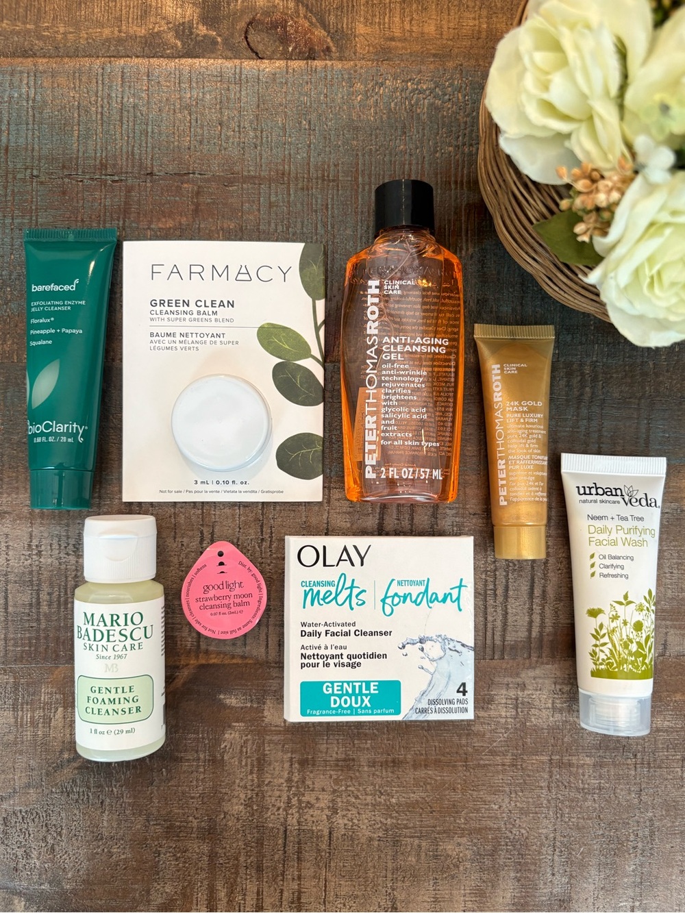 New FACIAL CLEANSER Sampler BUNDLE #1 with BioClarity, Peter Thomas Roth & MORE!